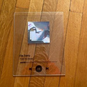 CUSTOM music plaque